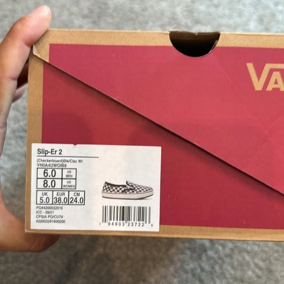 Vans | NIB MTE Slip-Er 2 Checkered Cabin Shoes - Picture 12 of 13